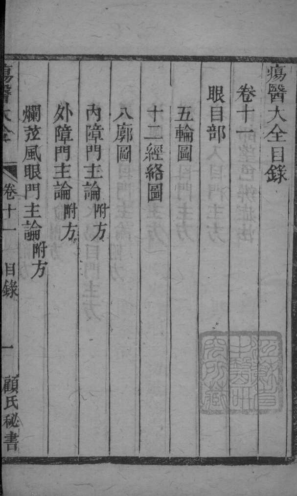 疡医大全  卷11